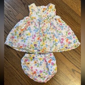 Angel Dear Floral Dress and Bloomers